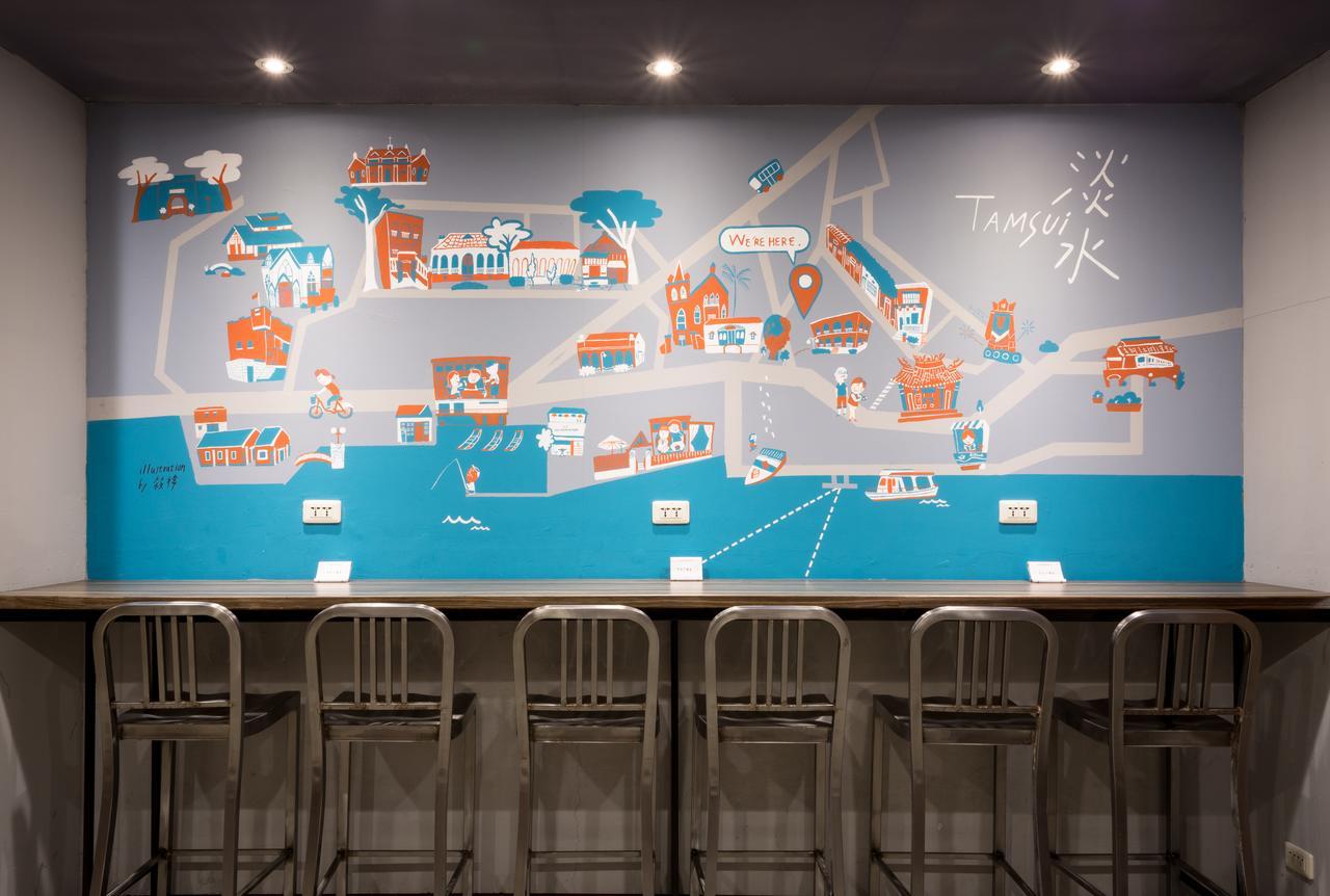 Taipei Travelers International Hostel Tamsui Exterior photo